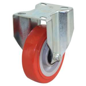 125mm Polyurethane Tyre on Nylon Centre Wheel 200kg Capacity Castor (R5045)