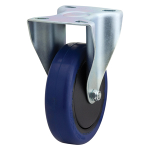 125mm Reb Rubber Rigid Zinc Durolite Castor (R5111)