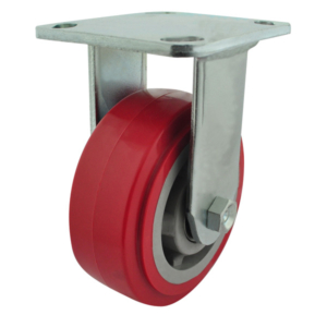 125mm Polyurethane Tyred Nylon Centred Wheel 350kg Capacity Castor (R5511)