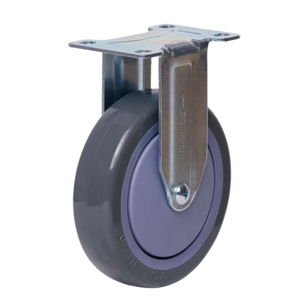 125mm Poly Nylon Rigid Light Industrial Castor (R5523)