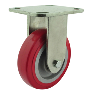 125mm Polyurethane Tyred Nylon Centred Wheel 250kg Capacity Castor (R5543)