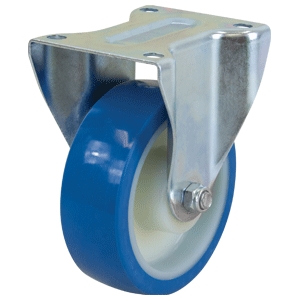 150mm Rebound Polyurethane Wheel 300kg Capacity Castor (R6055)