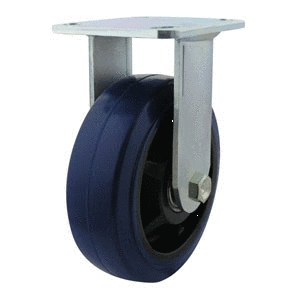 150mm Rebound Rubber Wheel 225kg Capacity Castor (R6631)