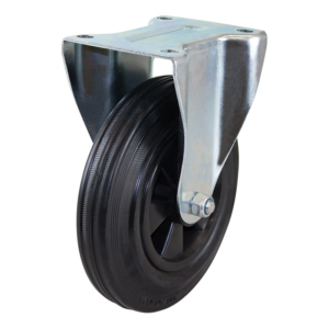 200mm Rubber Wheel 200kg Capacity Castor (R8047)
