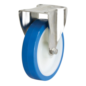 200mm Reb Poly Wheel 300kg Capacity Castor (R8145)