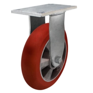 200mm Donut Profile Poly on Aluminium Wheel Castor 250kg Capacity (R8261)