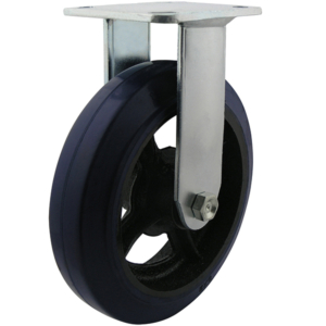 200mm Rubber Wheel 250kg Capacity Castor (R8803)