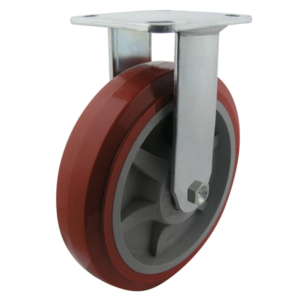 200mm Polyurethane Tyred Nylon Centred Wheel 400Kg Capacity Castor (R8850)