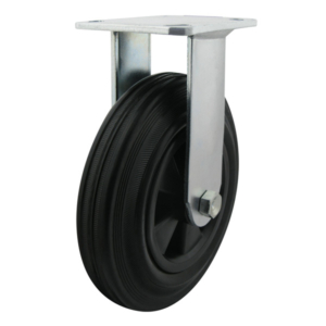 200mm Rubber Wheel 200kg Capacity Castor (R8873)