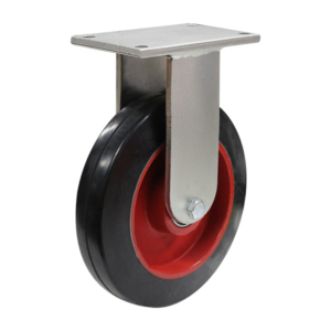 230mm Cushion Rubber 220kg Capacity Castor (R9011)