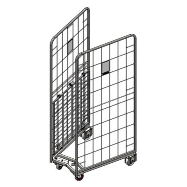 3 Sided Roll Cage with 1 Full Door – A-Base (RCR300) - Image 2