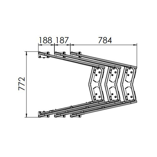 3 Sided Roll Cage with 1 Full Door – A-Base (RCR300) - Image 6