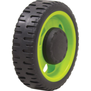 150mm Rubber Tyred Nylon Centred Wheel | 1/2" Axle Diameter (RN6630-50)