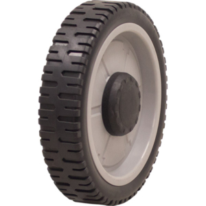 197mm Rubber Tyred Nylon Centred Wheel | 1/2" Axle Diameter (RN8884-50)