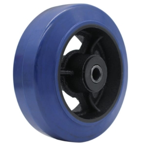 150mm Rubber Tyred Cast Iron Centred Wheel | 1/2" Axle Diameter (RT6642-50)