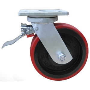 250mm Poly Wheel 1500Kg Capacity Castor (S1034B)