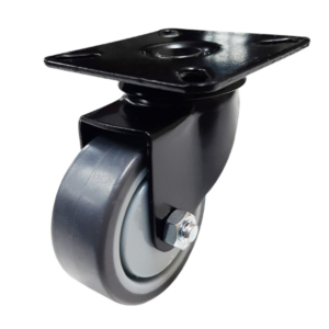 50mm Grey Rubber Wheel 30kg Capacity Swivel Castor (S2214)