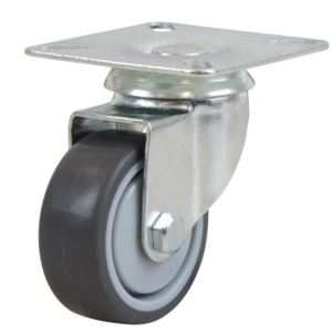 50mm Rubber Wheel 30kg Capacity Castor (S2710)