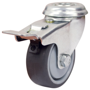 50mm Rubber Wheel 30kg Capacity Castor (S2714B)