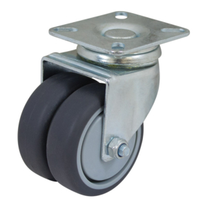 50mm Swivel Twin Wheel Utility Castor (S2718)