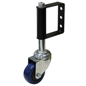 75mm Rebound Rubber Spring Loaded Gate Wheel 30kg Capacity (S3023)