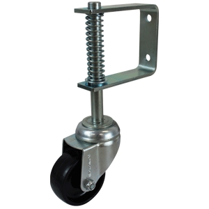 75mm Nylon Wheel 20kg Capacity Spring Loaded Gate Castor (S3024)