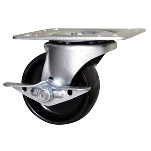 75mm Nylon Wheel 80/60kg Capacity Refrigeration Castor (S3296B)