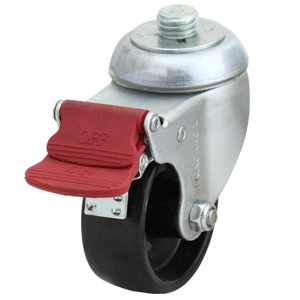 75mm Nylon Wheel 80/60kg Capacity Refrigeration Castor (S3300B)