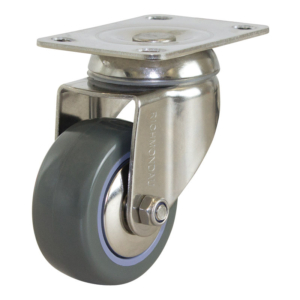 75mm Poly Nylon Wheel 80kg Capacity Castor (S3382)