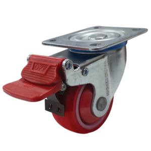 80mm Poly/Nylon Wheel 100kg Capacity Castor (S3602B)