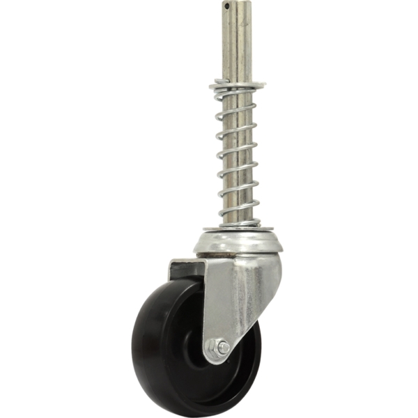 75mm Nylon Wheel 25kg Capacity Spring Loaded Gate Castor (S3712SPR)