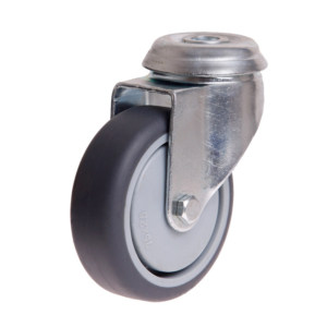 75mm Rubber Wheel 50kg Capacity Castor (S3714)
