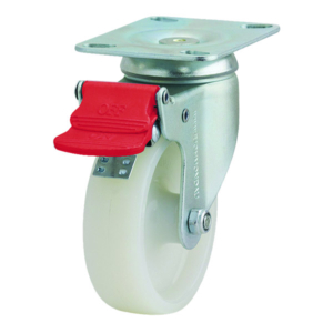 100mm Nylon Swivel Zinc Durolite Castor (S4102B)