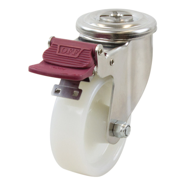 100mm Nylon Wheel 200kg Capacity Castor (S4146B)