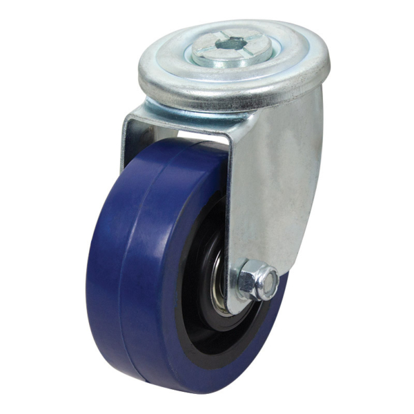 100mm Rebound Rubber Bolt Hole 300 Series Castor (S4214)