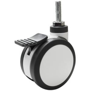 100mm Polyurethane Wheel 80kg Capacity Medical Castor (S4300B)