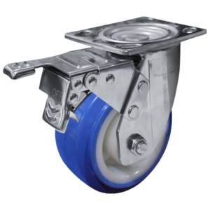 100mm Reb Poly Wheel 250kg Capacity Castor (S4382SLB)