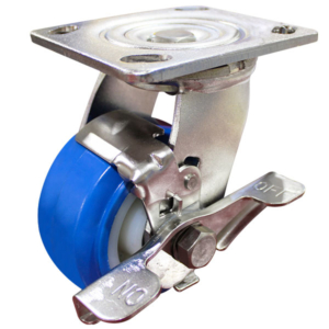 100mm Reb Poly Wheel 250kg Capacity Castor (S4382WB)