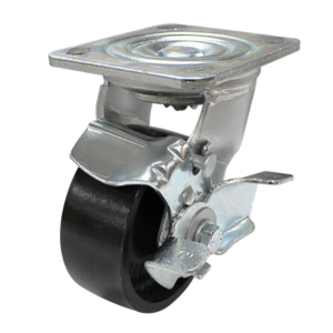100mm Cast Iron Wheel 300kg Capacity Castor (S4450B)