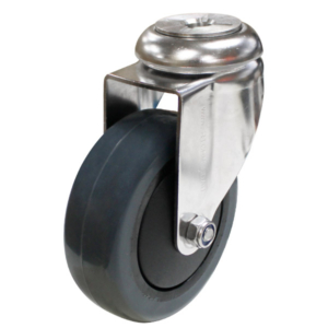 100mm Elastic Rubber Swivel Castor (S4461)