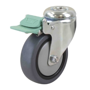 100mm Anti-Static Swivel Chrome Durolite Castor (S4469D)