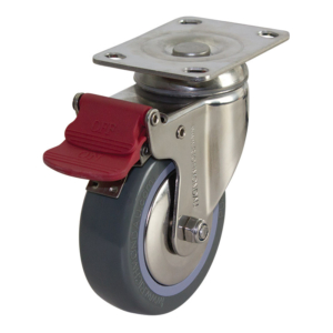 100mm Poly Nylon Wheel 100kg Capacity Castor (S4476B)
