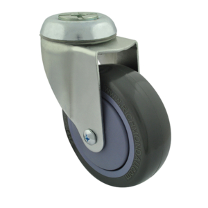 100mm Poly Nylon Swivel Single Bolt Castor (S4484)