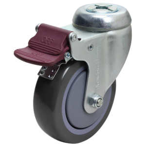 100mm Poly Nylon Swivel Single Bolt Castor (S4484B)