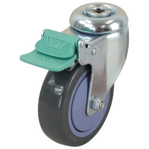 100mm Poly Nylon Swivel Single Bolt Castor (S4484D)