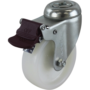 100mm Nylon Swivel Single Bolt Castor (S4485B)