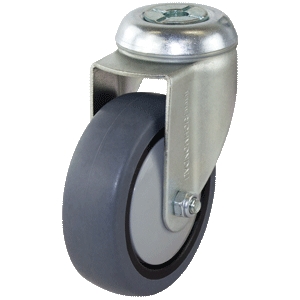 100mm Anti-Static Swivel Single Bolt Castor (S4493)