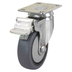 100mm Swivel Chrome Durolite Castor (S4508BC)