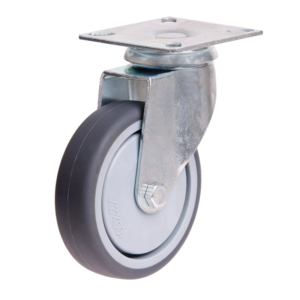 100mm Rubber Wheel 70kg Capacity Castor (S4710)