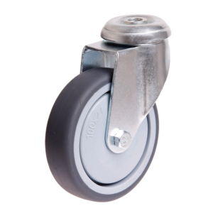 100mm Rubber Wheel 70kg Capacity Castor (S4714)